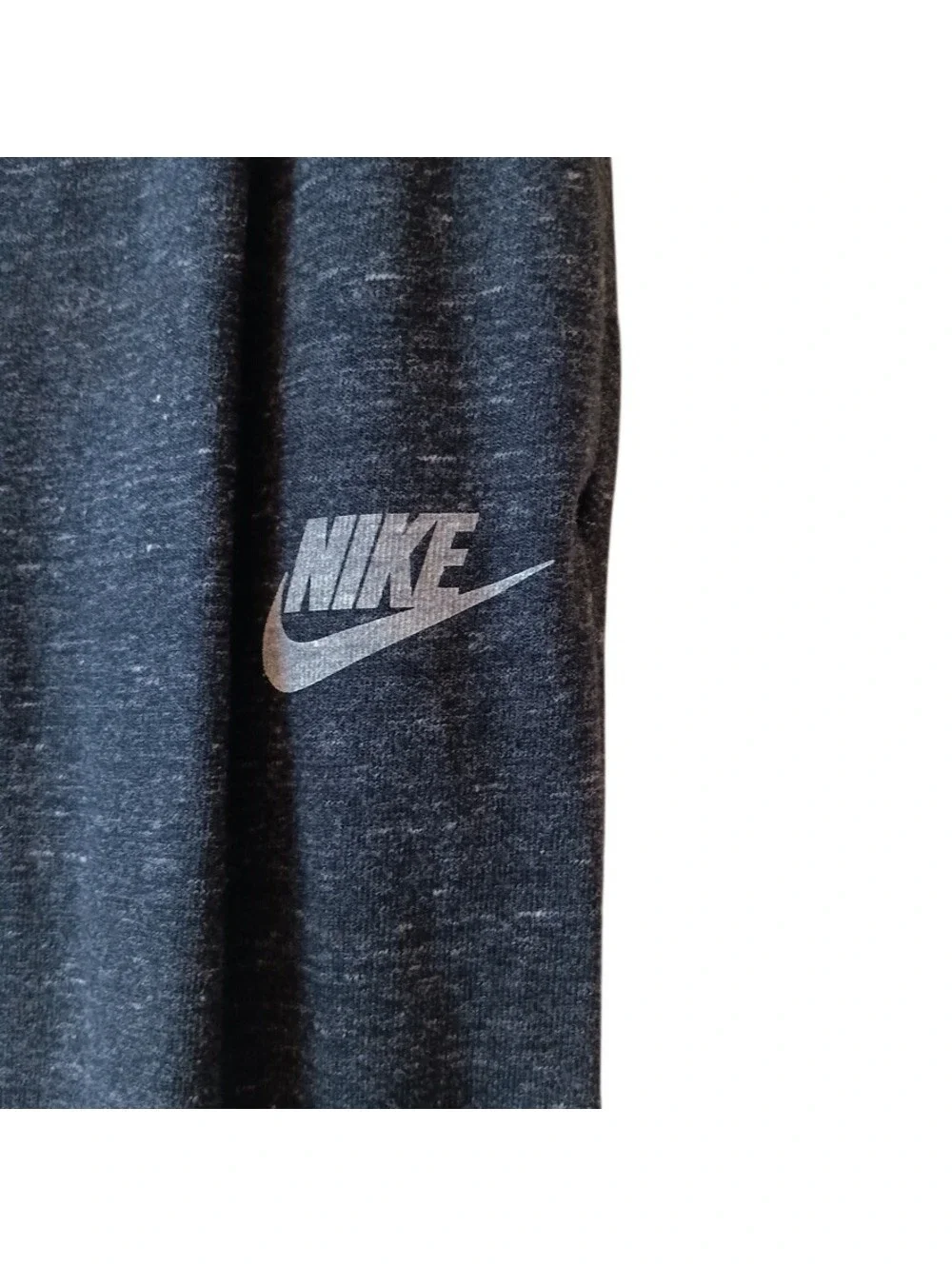 Nike Women's Mottled Black Sportswear Vintage Tapered Jogger Pants Size S